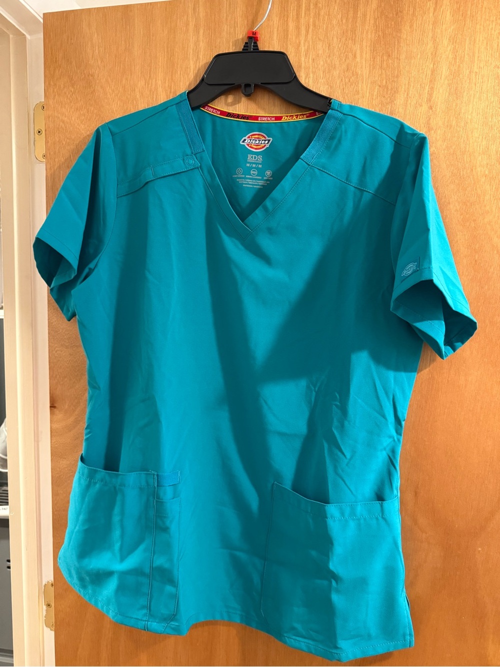 Dickies Teal V-Neck Medical Scrub Top